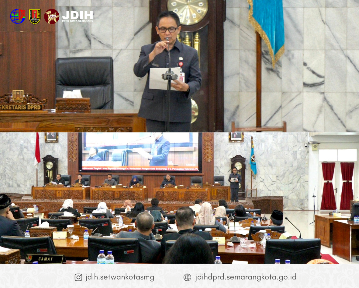 Post Image Rapat Paripurna DPRD Kota Semarang pada 4 Mei 2026